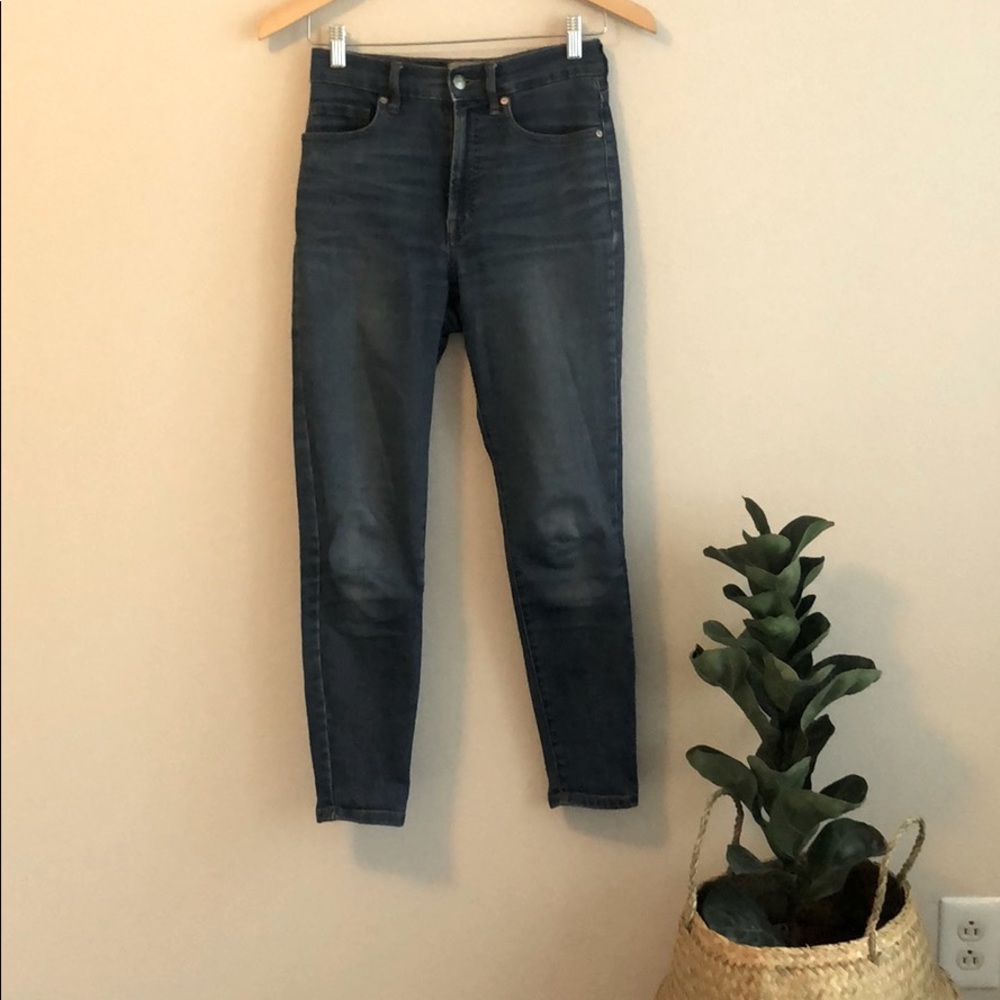 EVERLANE Stretch High Rise Skinny Ankle Jeans